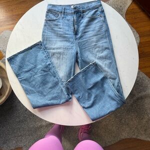 Madewell Light Blue Flare Jeans